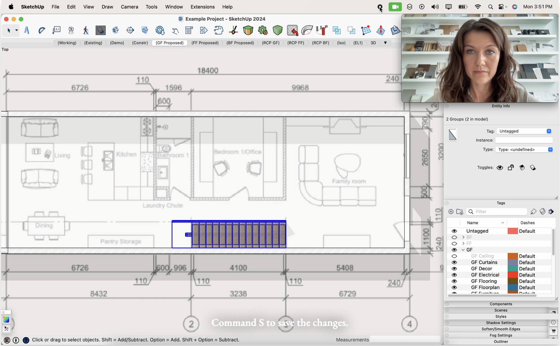 06.01. Modeling an extension and stairs