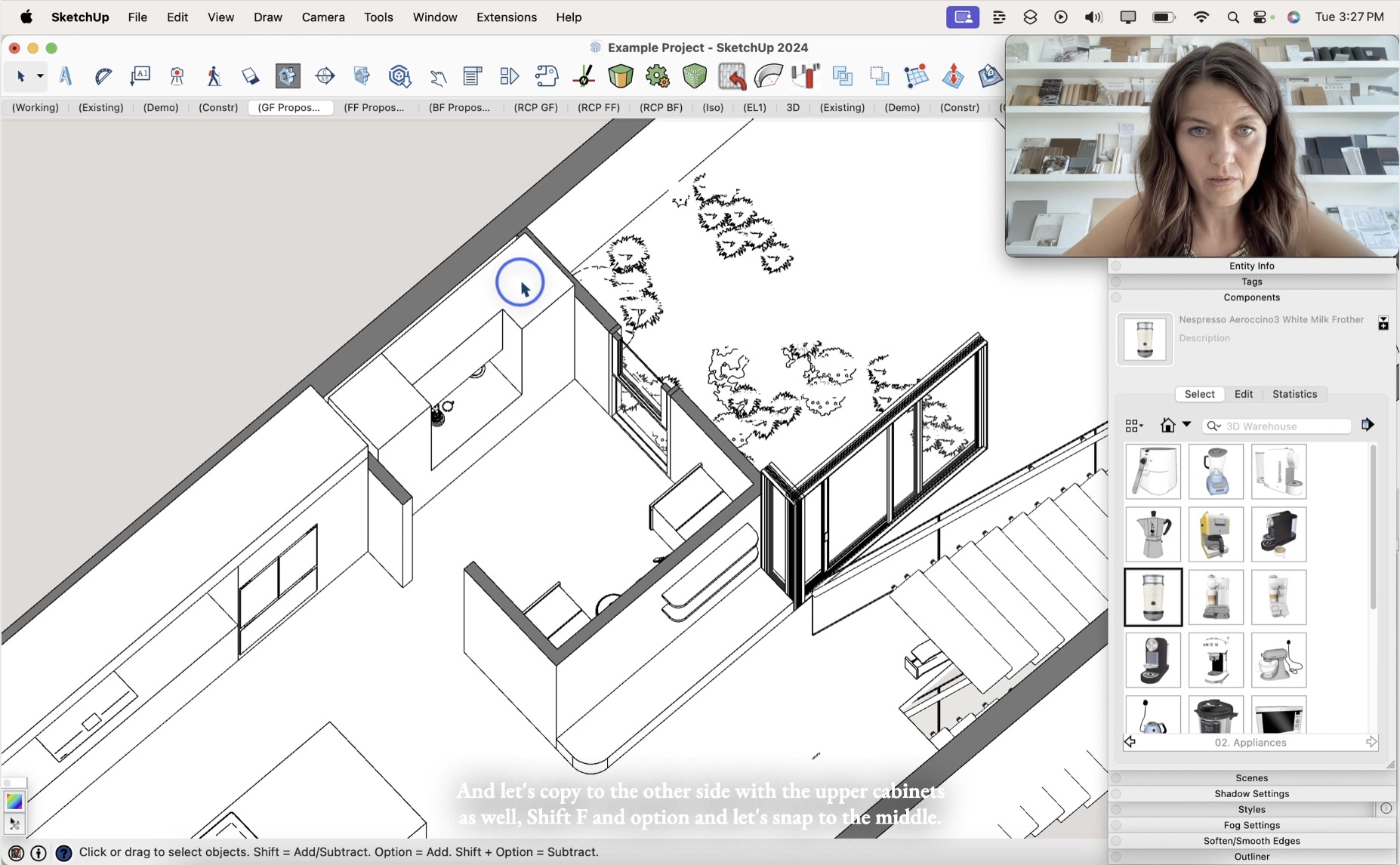 06.17. Kitchen, Pantry concept modeling