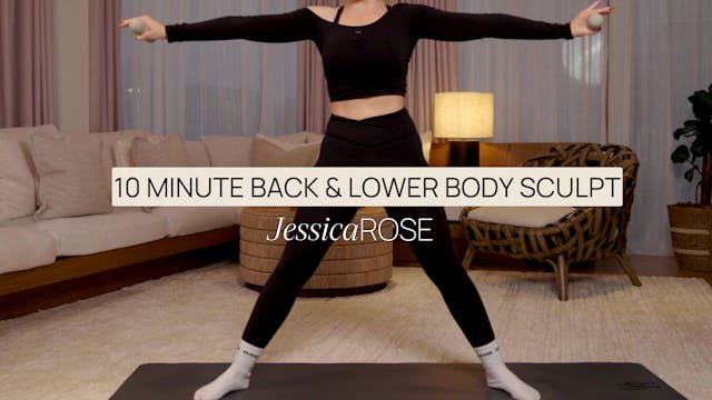 10 Minute Back and Lower Body Sculpt