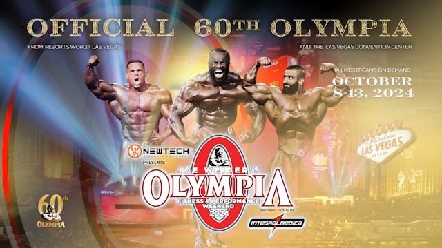 2024 Olympia Video On Demand Premium Package