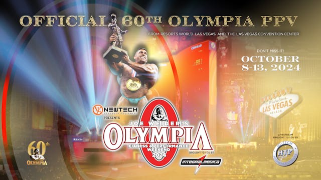 2024 Olympia Official Viewing Package