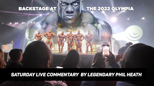 Saturday Backstage at the 2022 Olympia