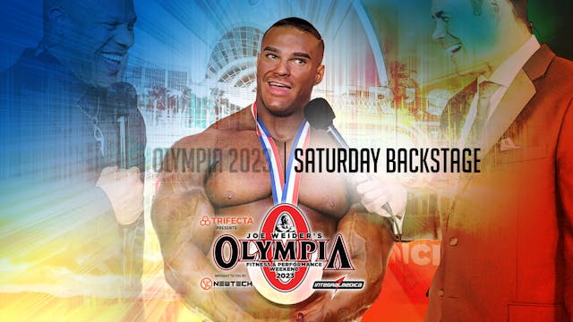 Saturday night backstage LIVE - 2023 Olympia