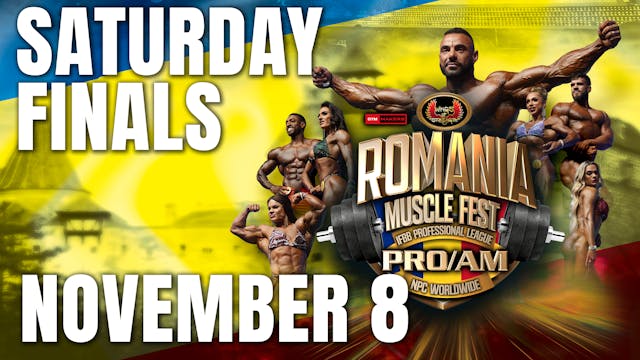 Sat. Finals - 2025 Romania Muscle Fest