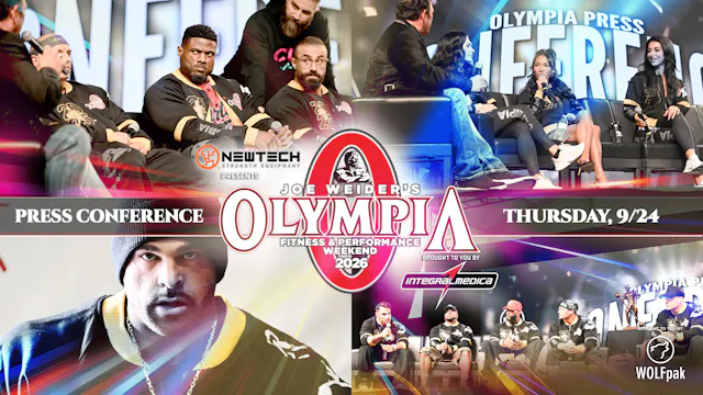 Thurs Press Conference - 2026 Olympia