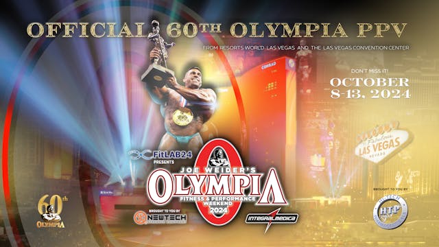 2024 Olympia Premium Viewing Package