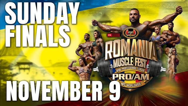 Sun. Finals - 2025 Romania Muscle Fest