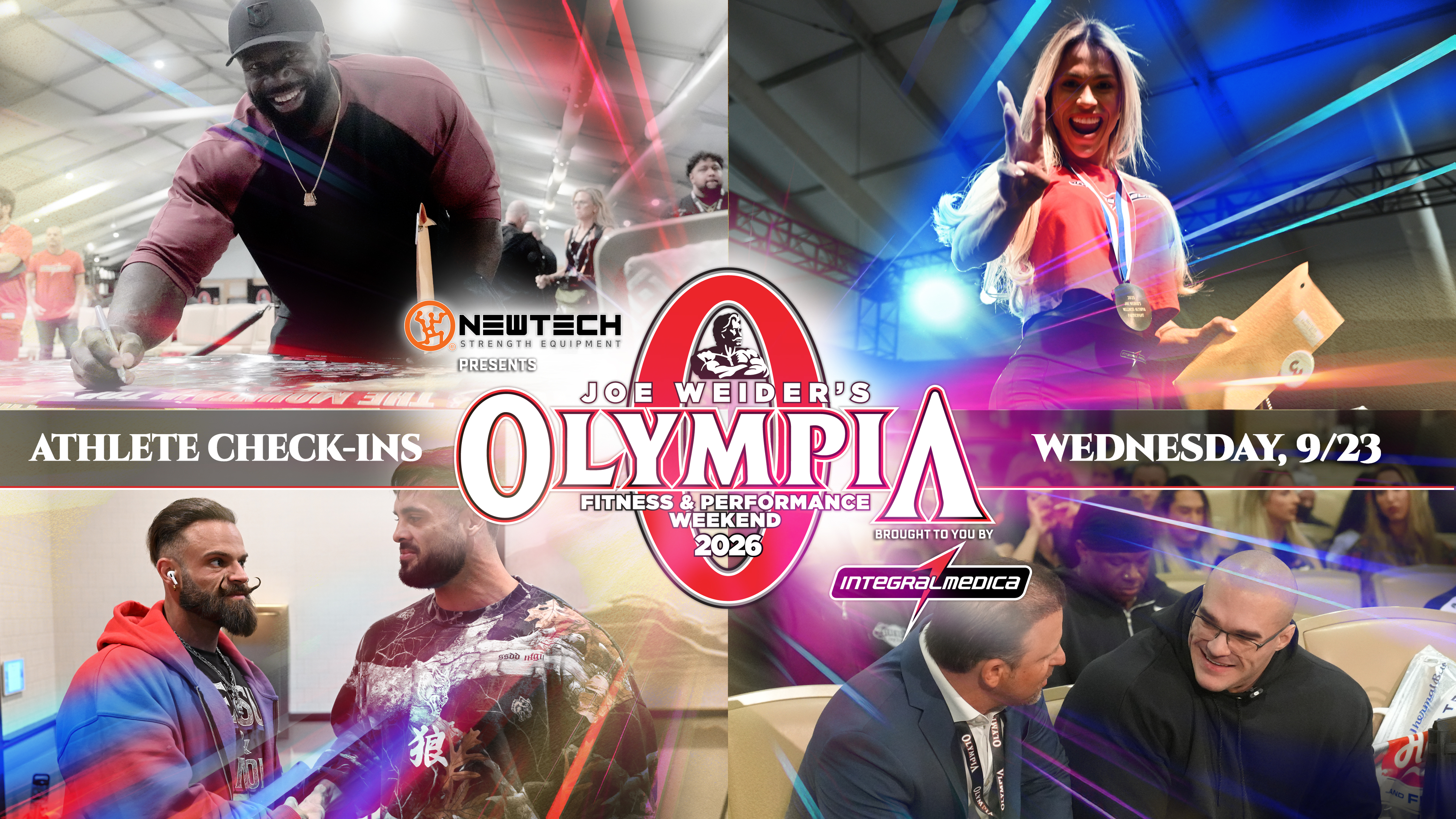 Wed Check ins - 2026 Olympia