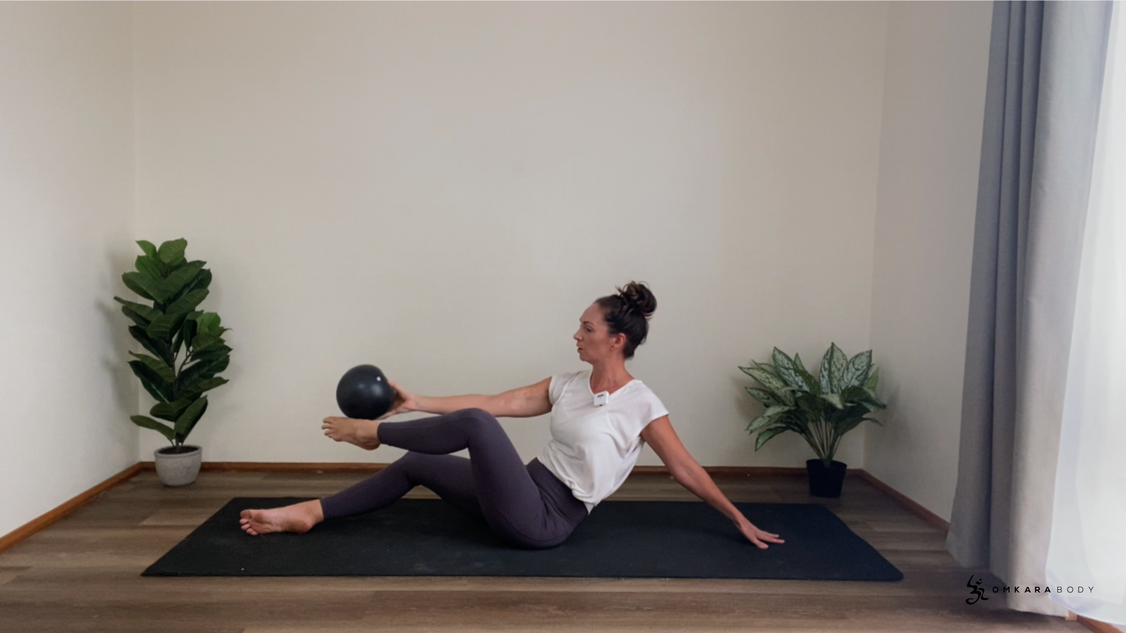 Full body conditioning with ball