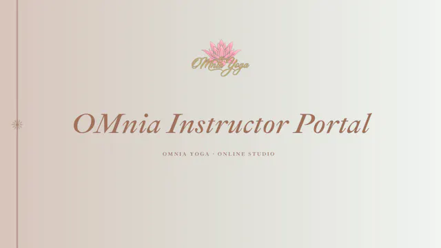 OMnia Instructor Portal