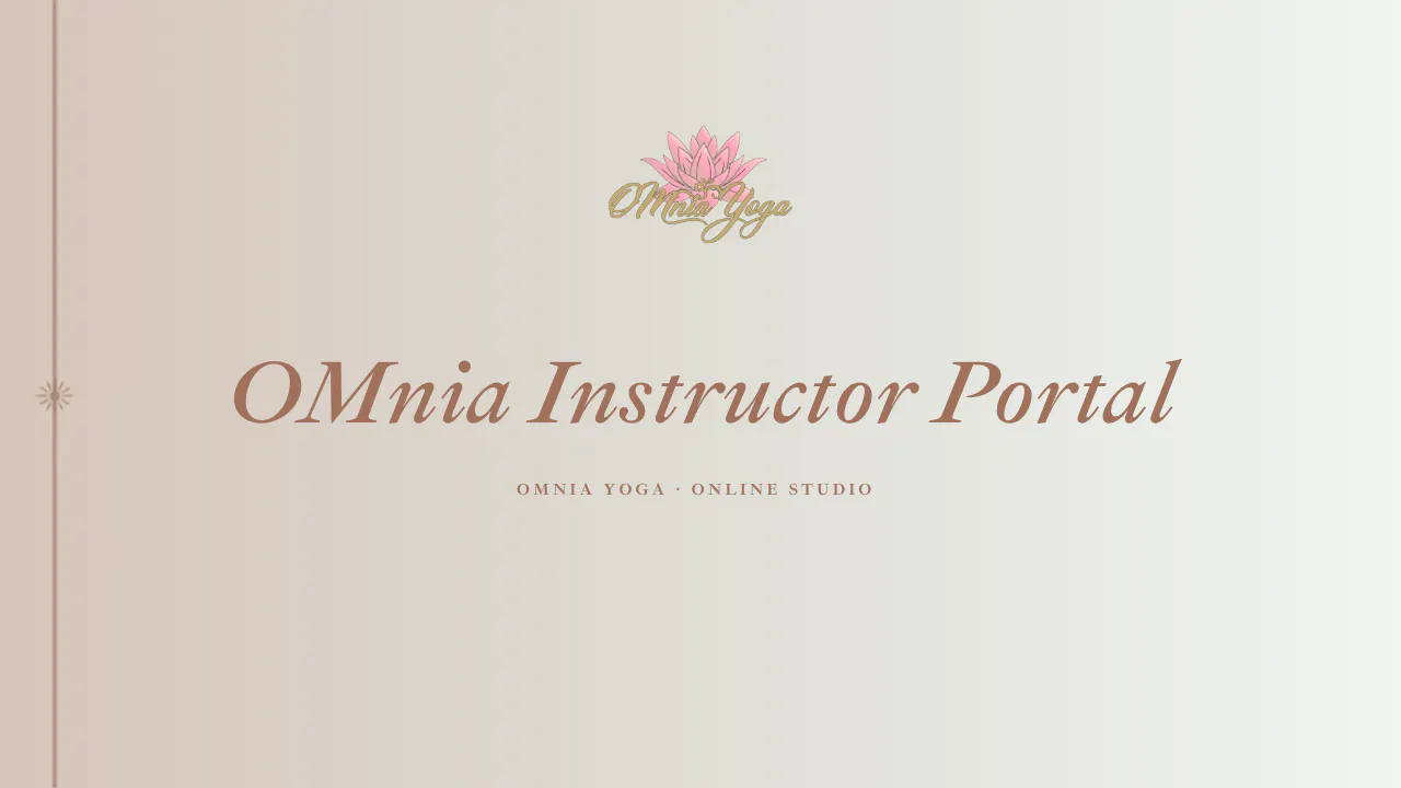 OMnia Instructor Portal