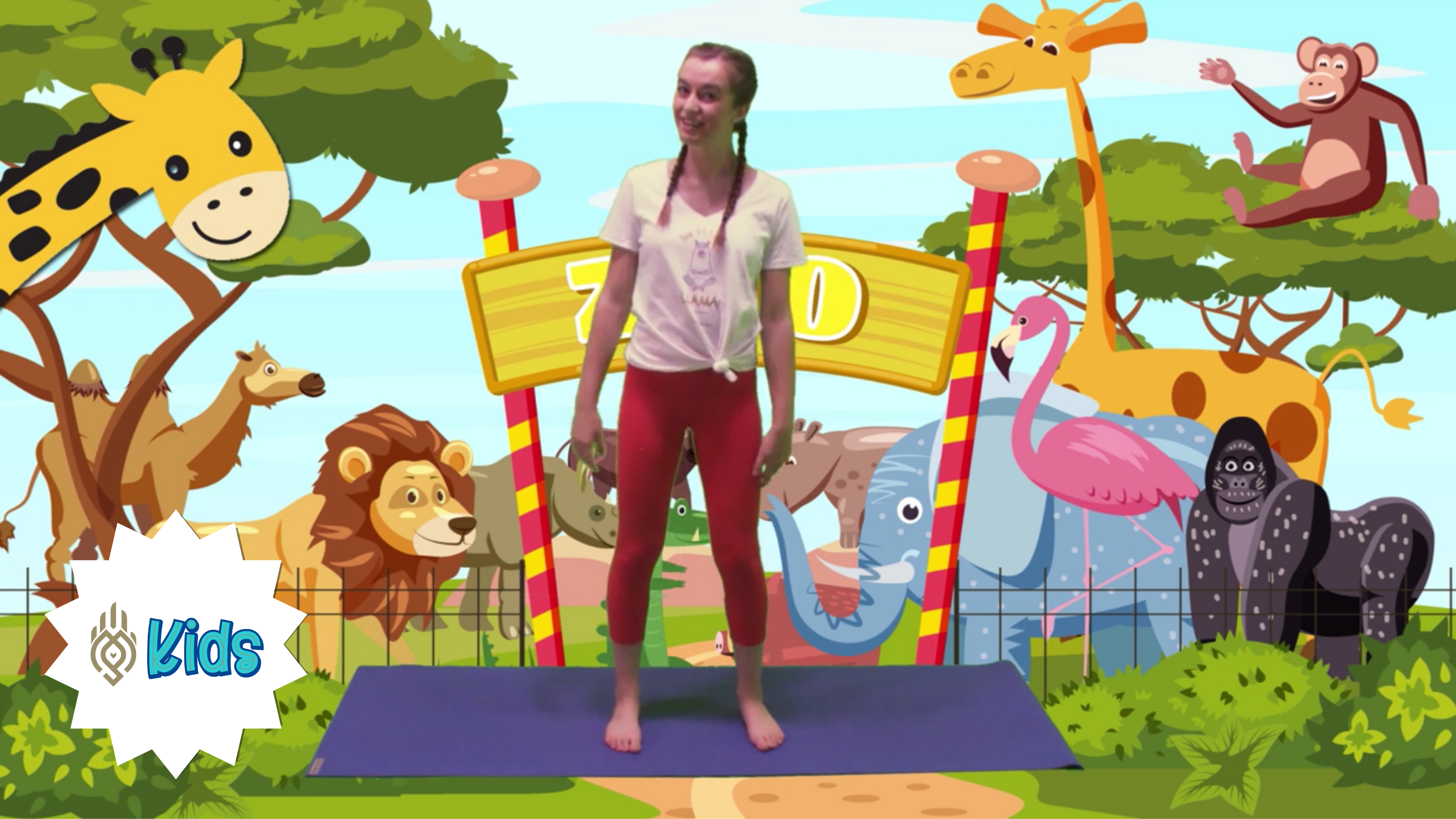 Journey Through The Zoo | An OM Warrior Kids Yoga Adventure