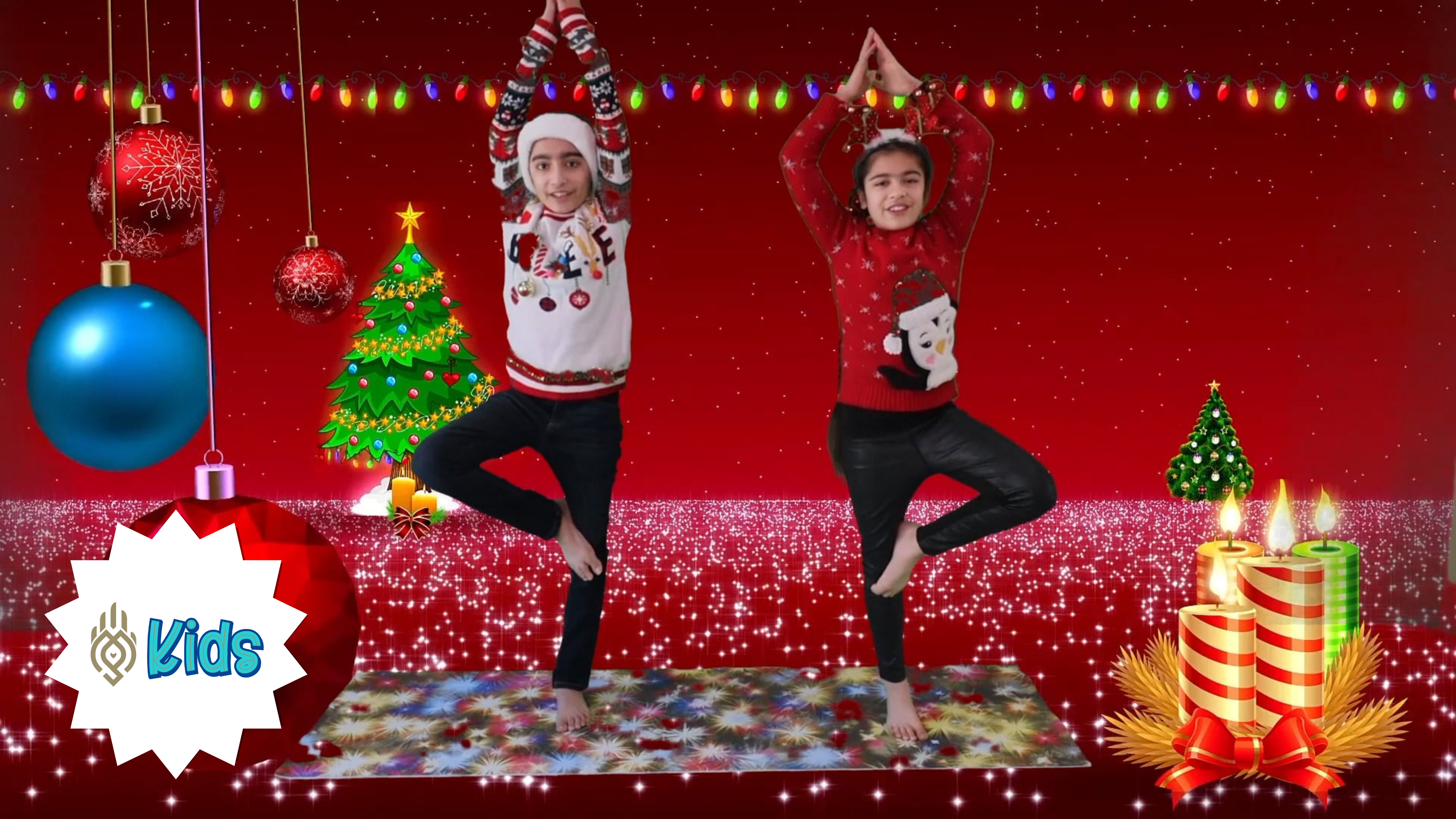 Merry Christmas | An OM Warrior Kids Holiday Yoga Video