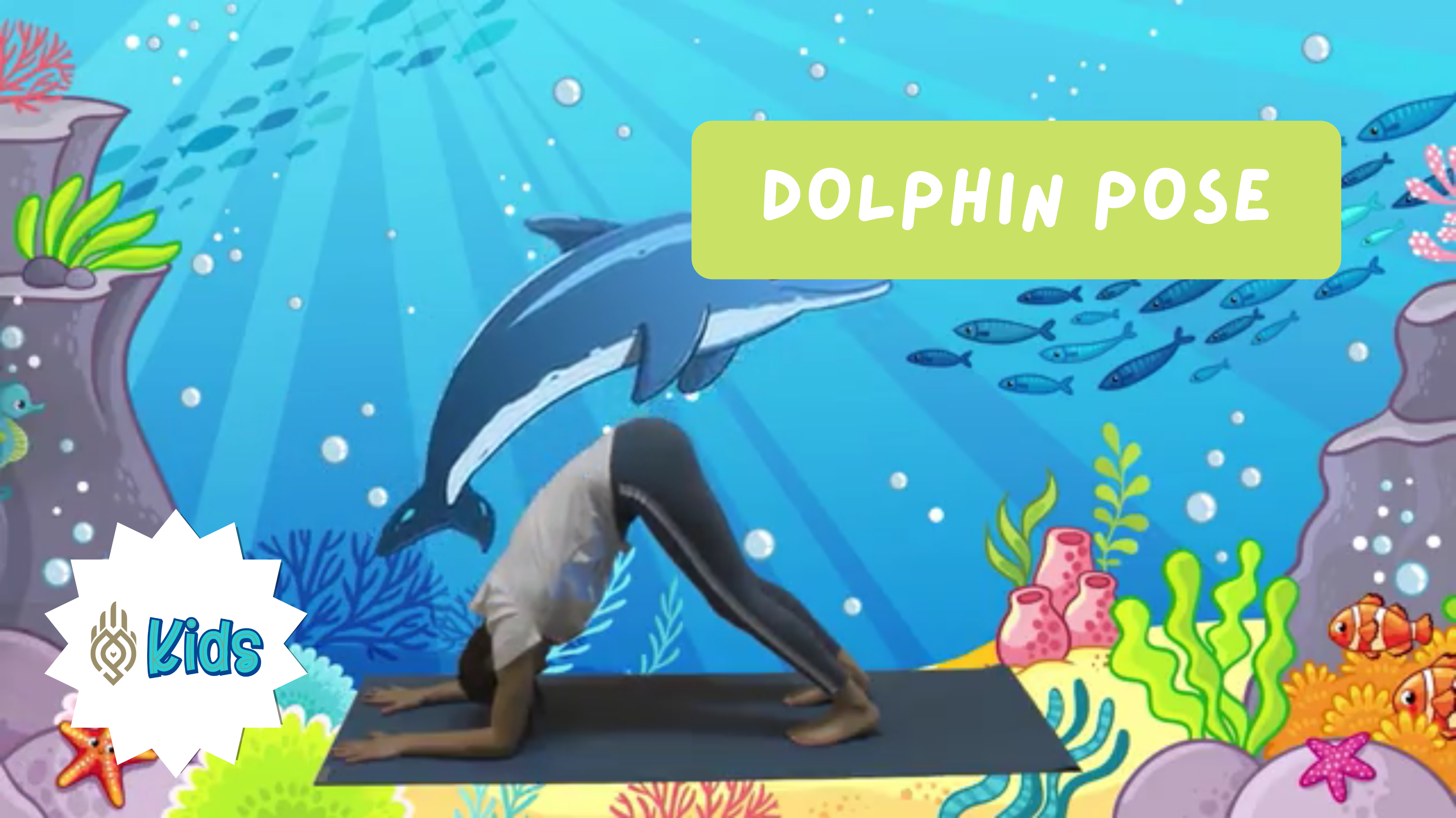 How To Practice Dolphin Pose | An OM Warrior Kids Yoga Pose Tutorial