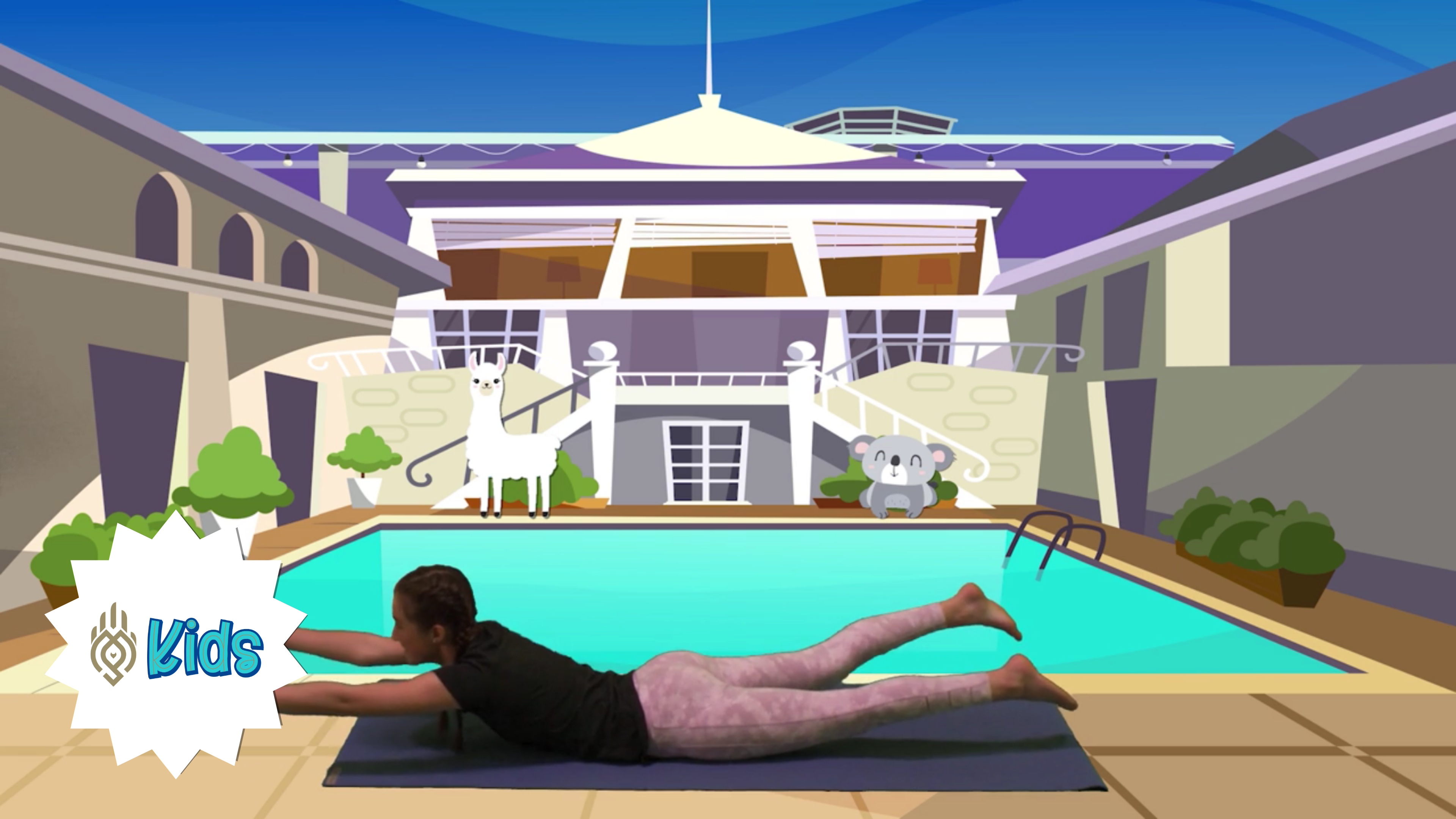 Summer Pool Party | An OM Warrior Kids Yoga Adventure