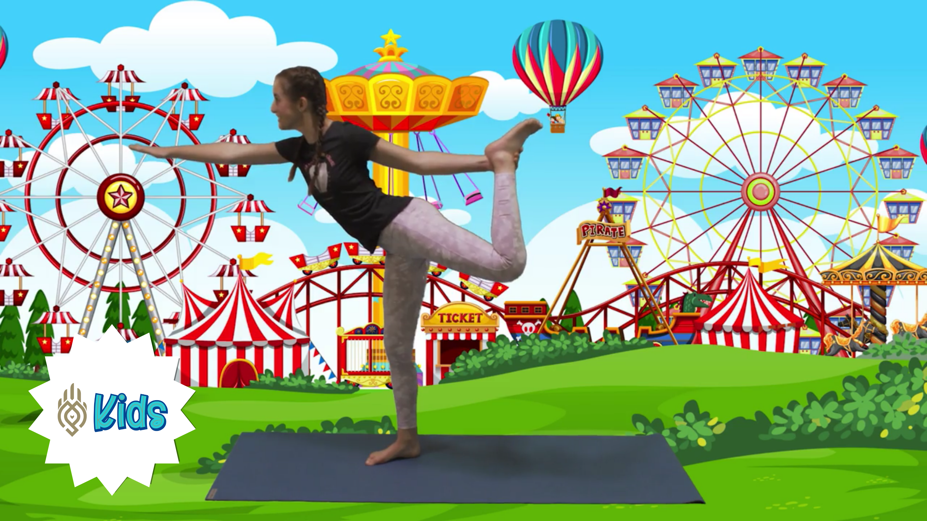 A Trip To Fun Land | An OM Warrior Kids Yoga Adventure