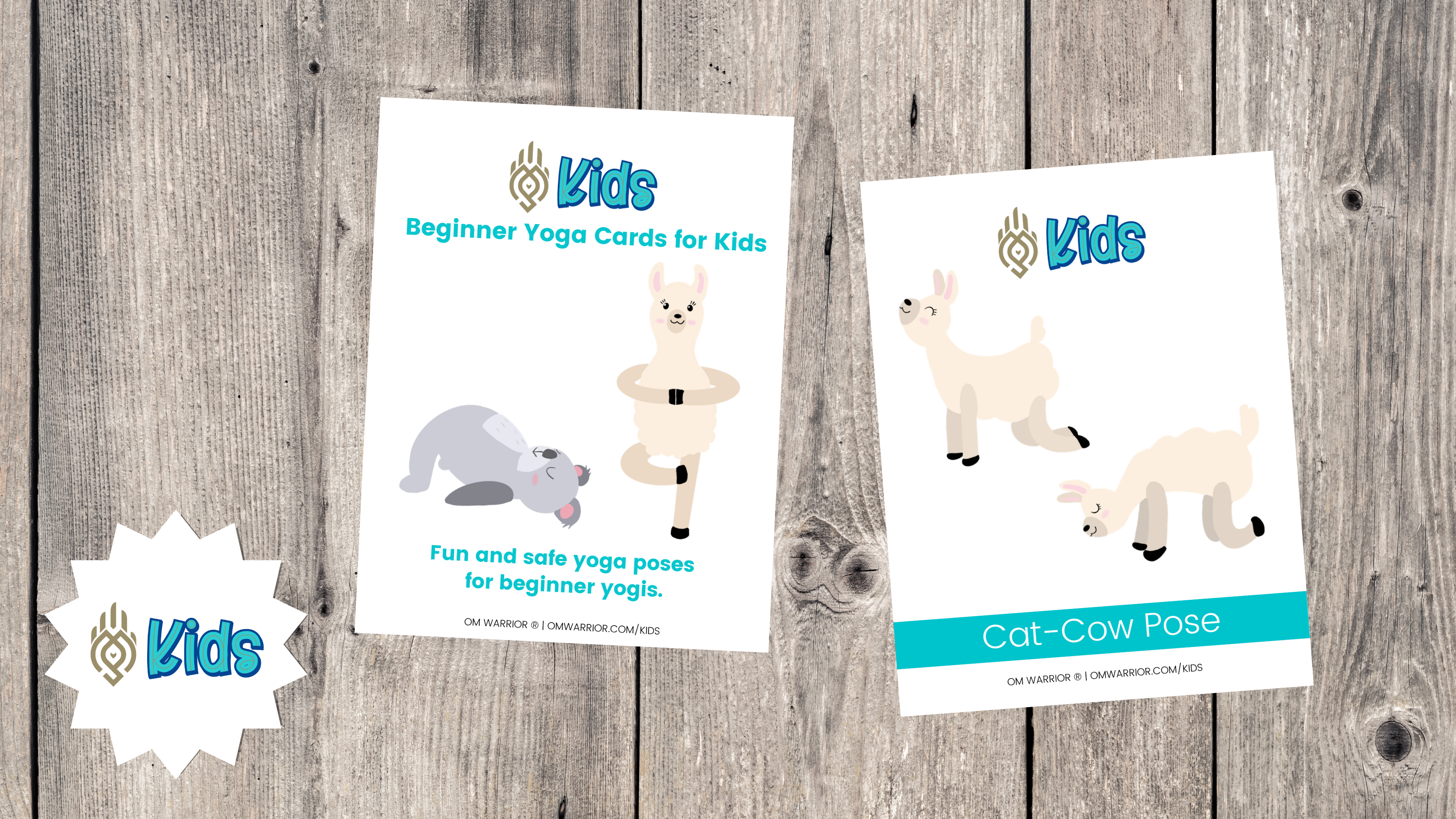 Beginner Yoga Cards | An OM Warrior Kids Printable Activity