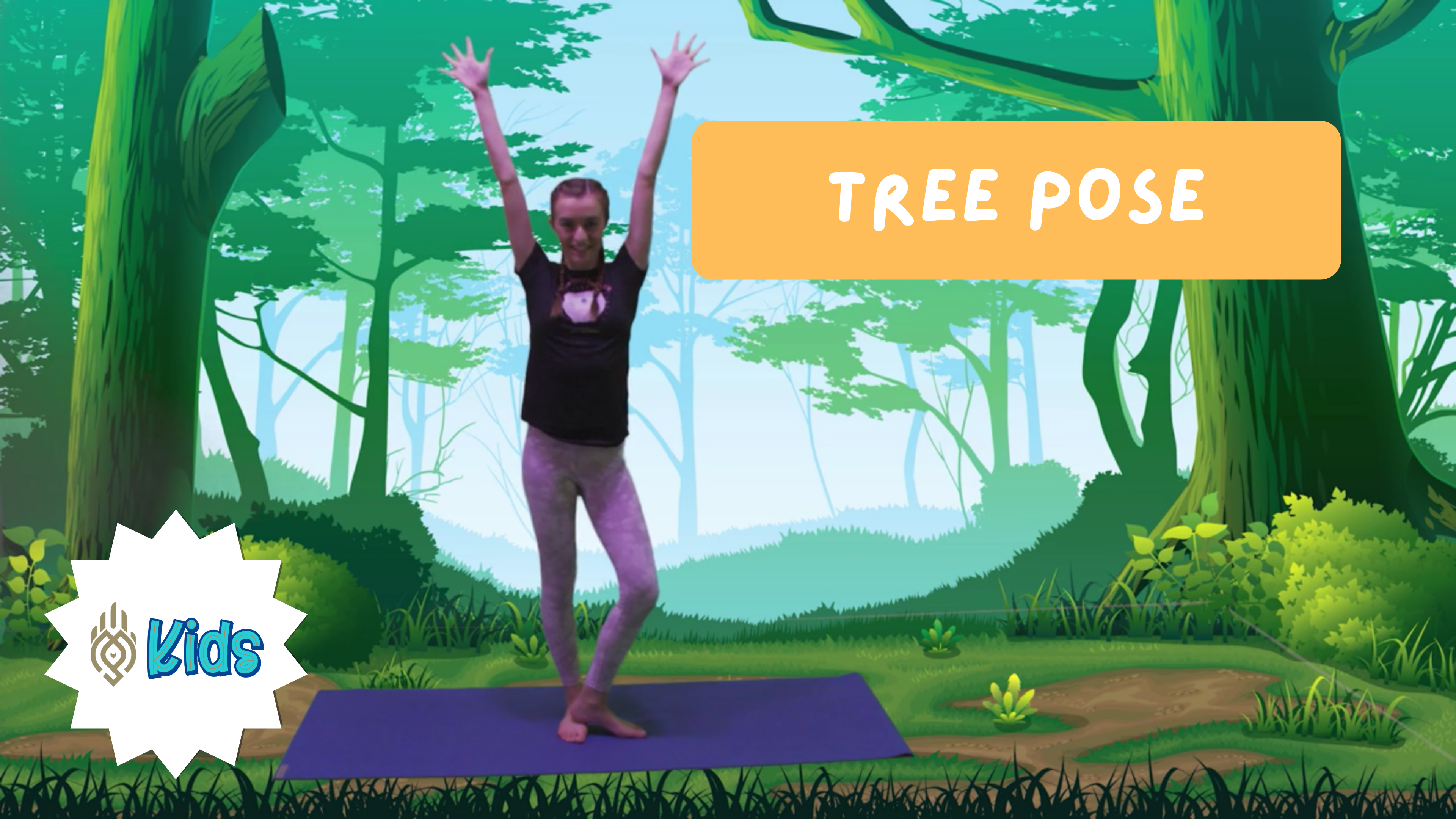 How To Practice Tree Pose | An OM Warrior Kids Yoga Pose Tutorial