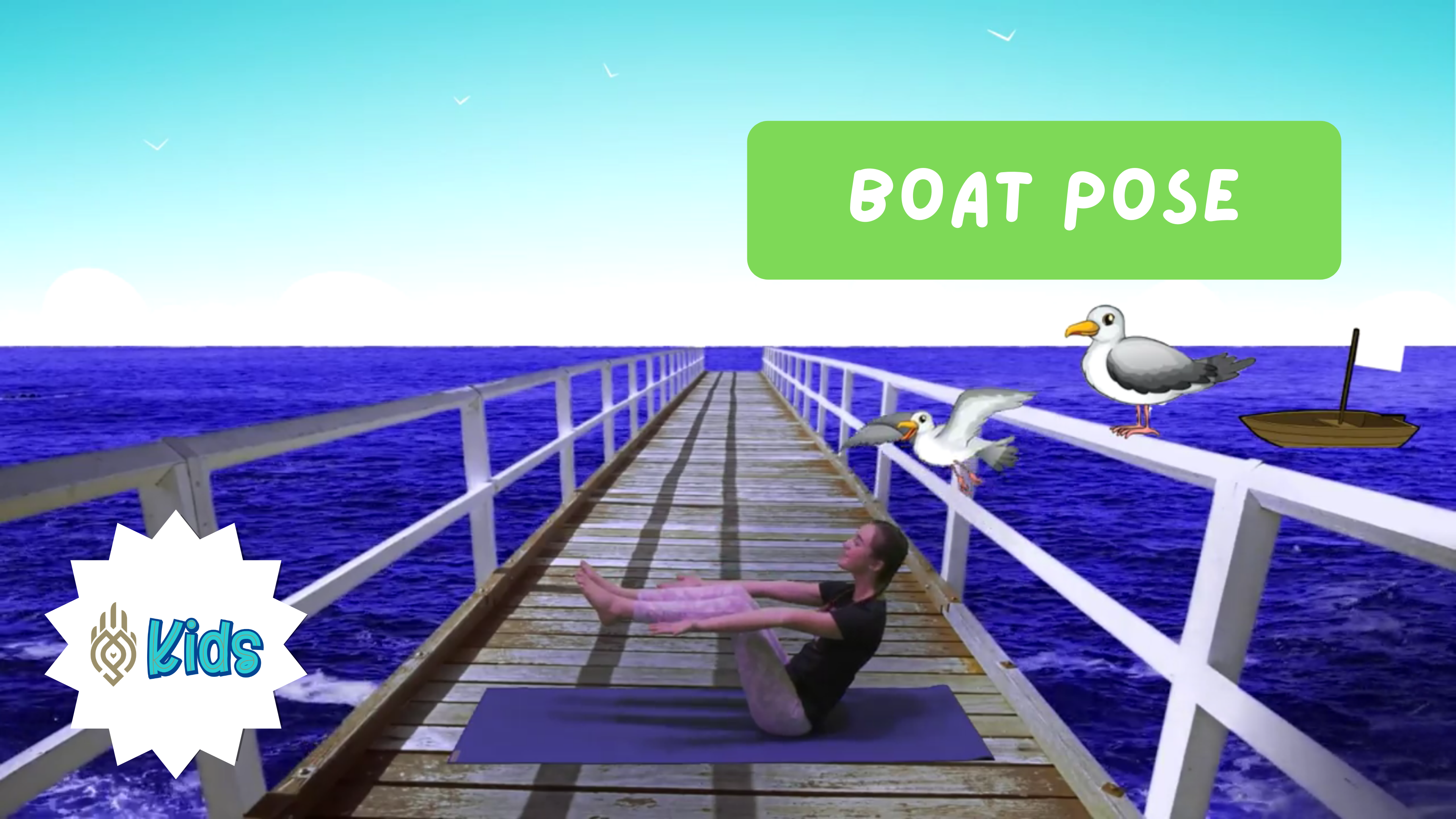 How To Practice Boat Pose | An OM Warrior Kids Yoga Pose Tutorial