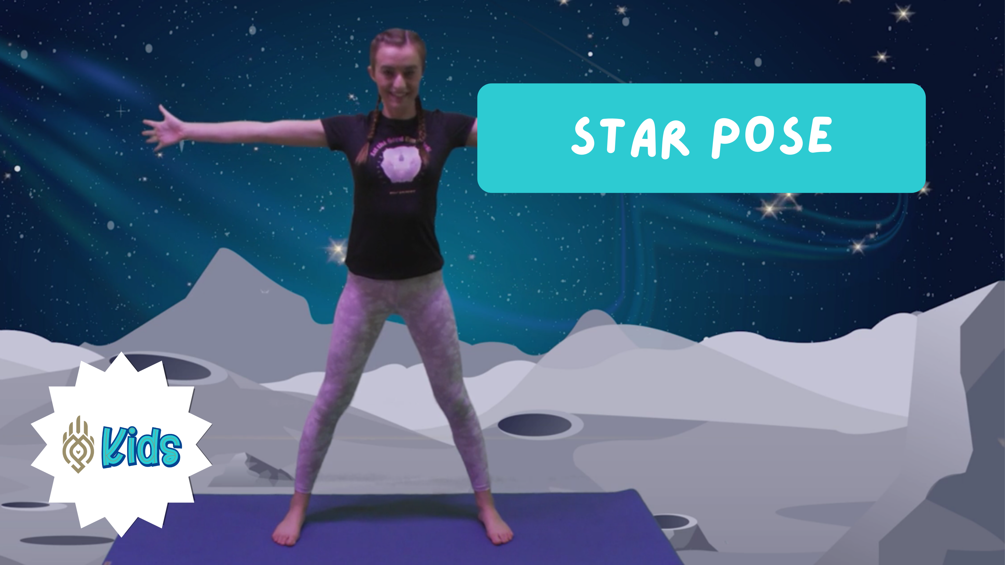 How To Practice Star Pose | An OM Warrior Kids Yoga Pose Tutorial