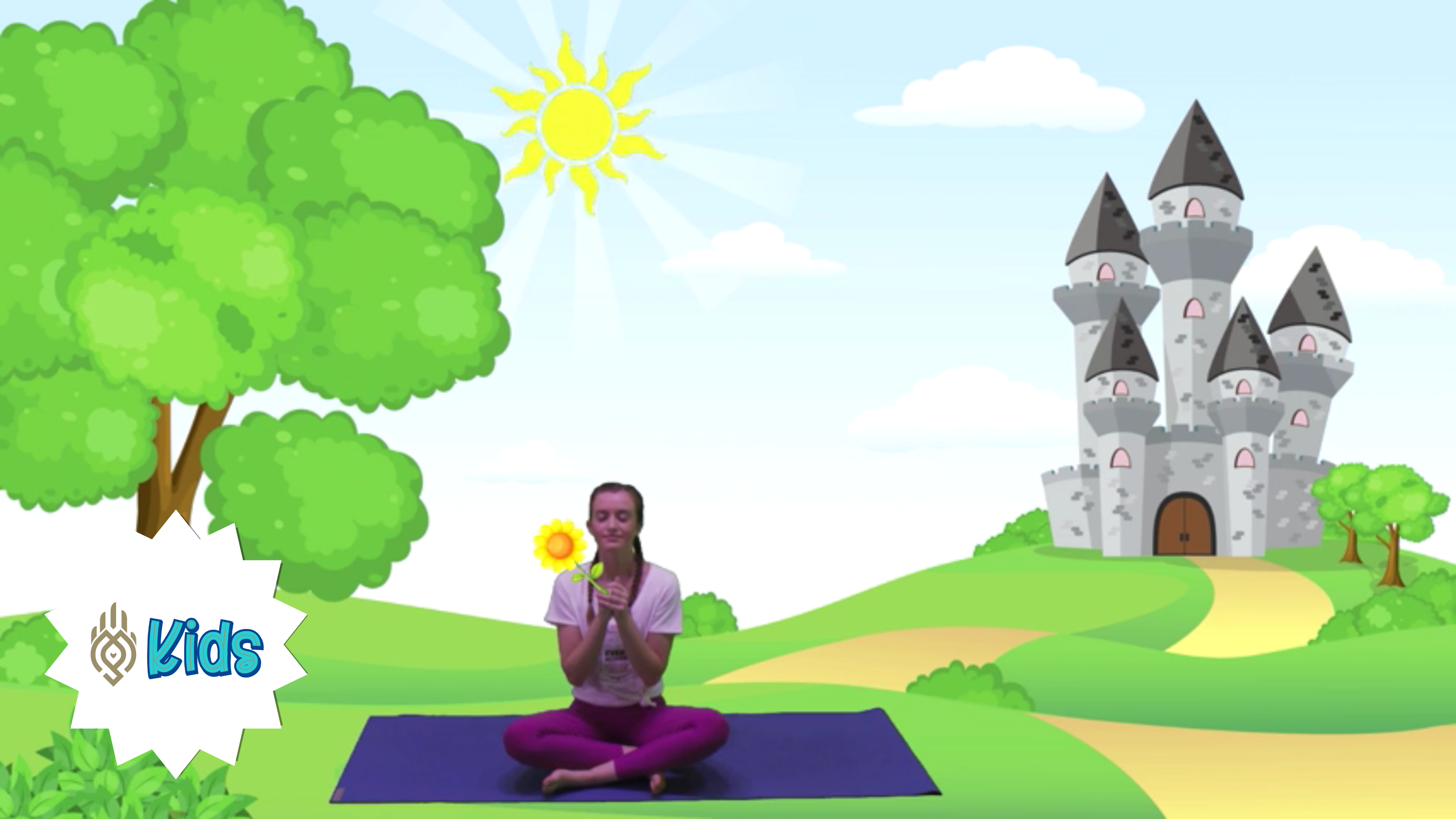 Flower Breathes | An OM Warrior Kids Mindful Breathing Exercise