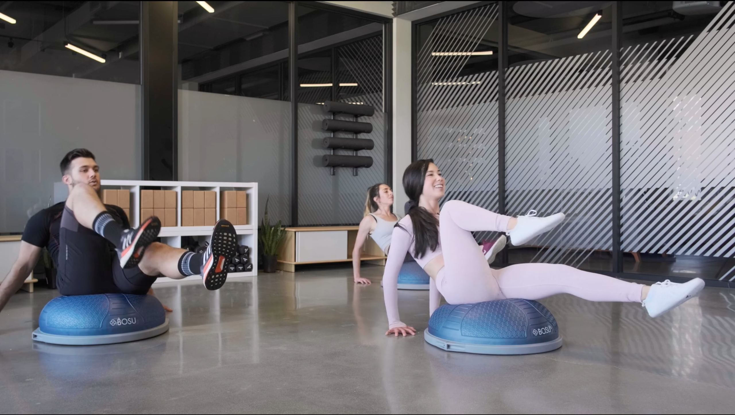 Happy Beats On The Bosu | Katie Kasten
