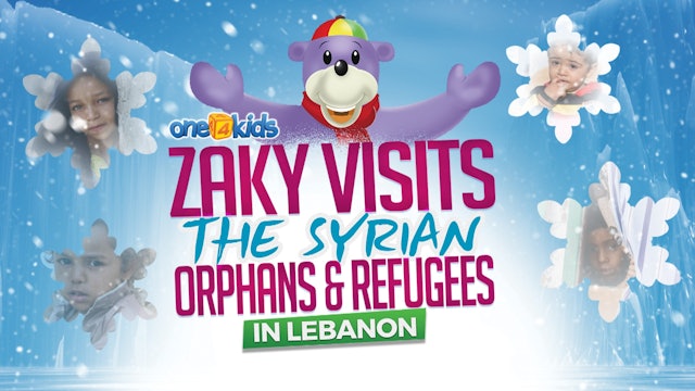 Zaky Visiting Syrian Orphans in Lebanon 2018