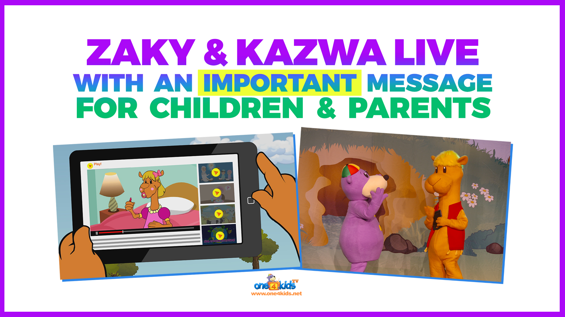 Zaky & Kazwa Perfom LIVE with a VERY Importance Message for us!
