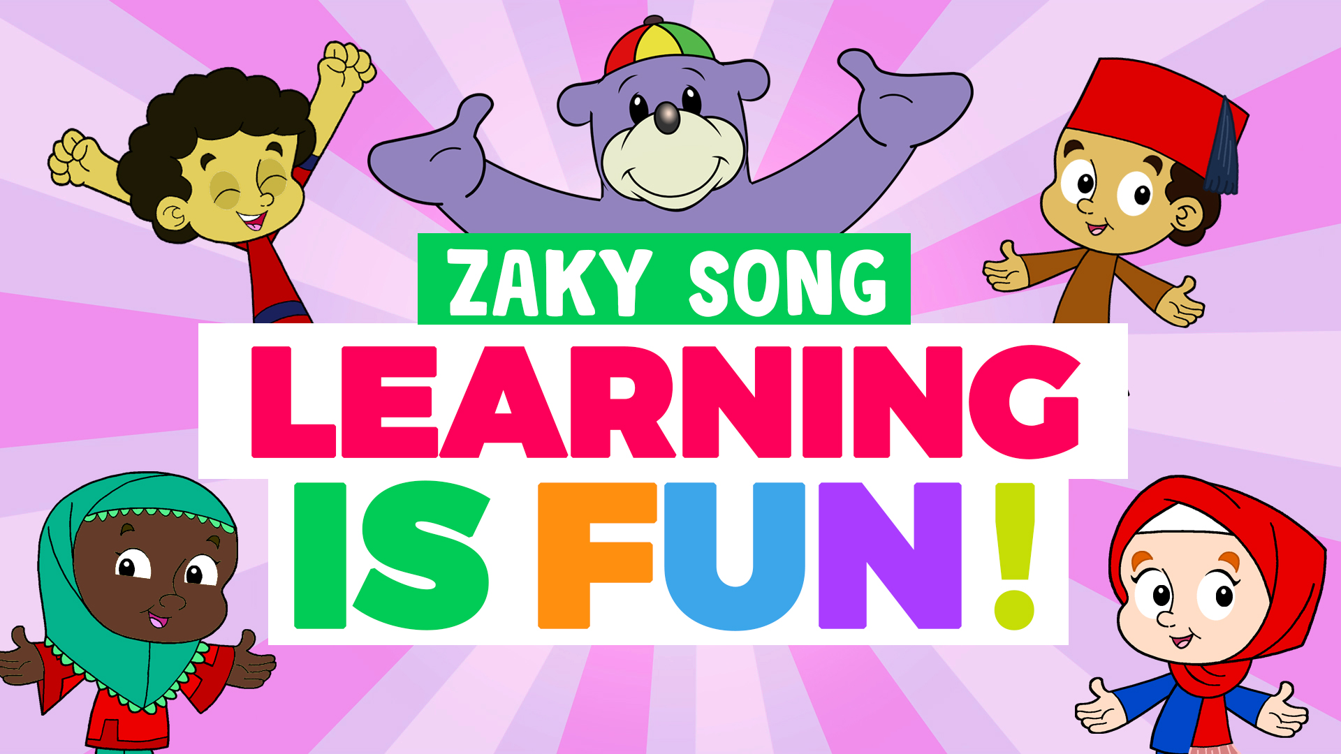 🤩 Learning is FUN! - Zaky Song 🎈