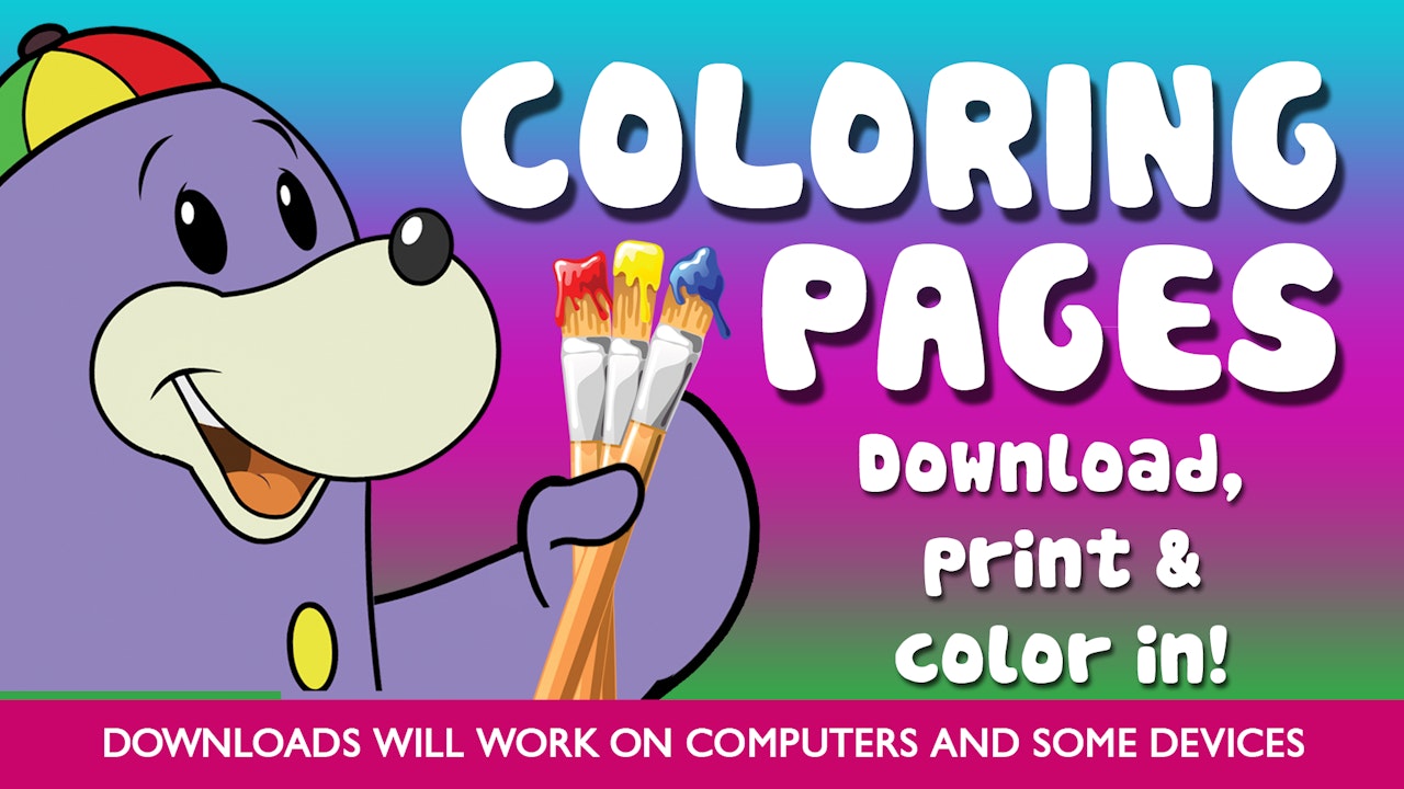Download Coloring Pages One4kids Tv