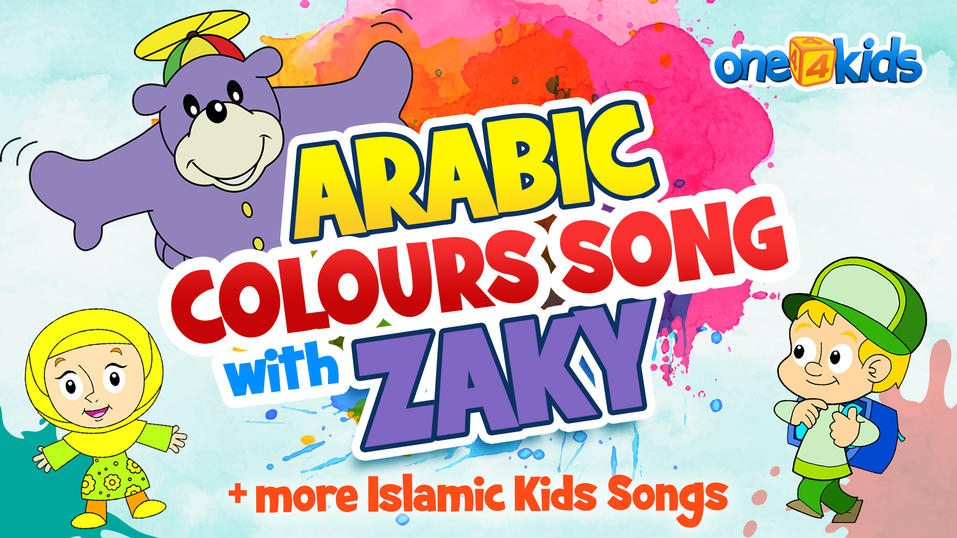 The ARABIC COLOURS Song with ZAKY + more Islamic Kids Songs