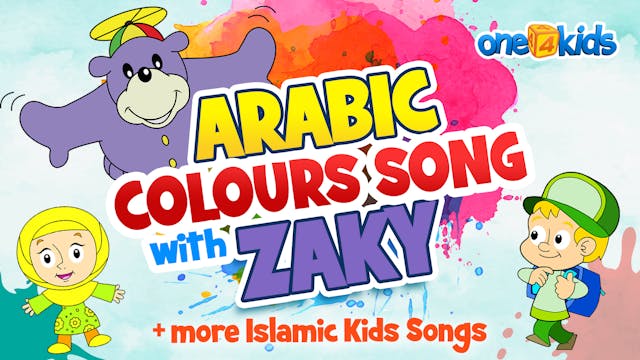 The ARABIC COLOURS Song with ZAKY + m...
