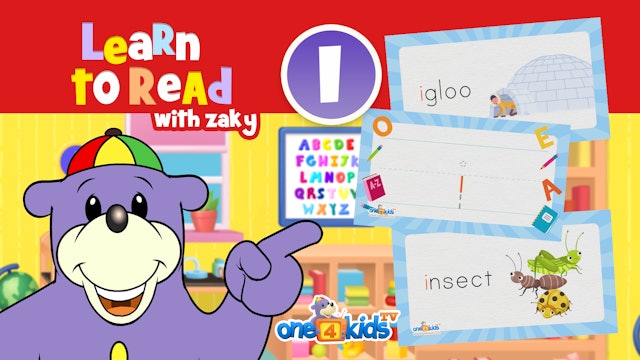 Learn to Read with Zaky - Letter i