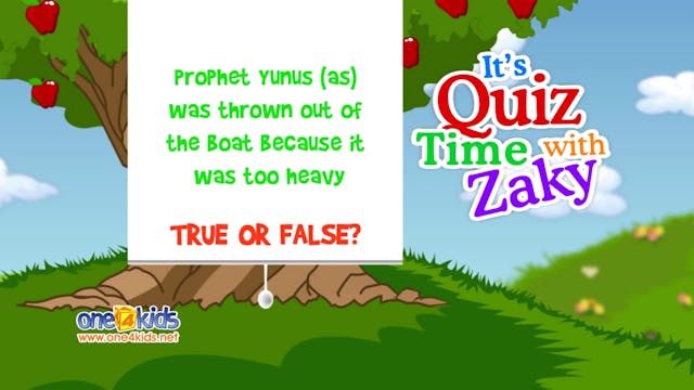 It's Quiztime with Zaky - Prophet Yunus