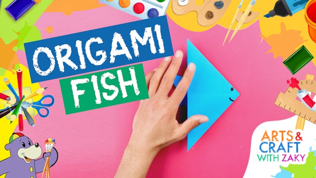 Make an Origami Fish with Zaky