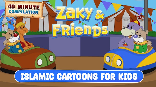 Zaky & Friends 40 Minute Compilation | Islamic Cartoons For Kids