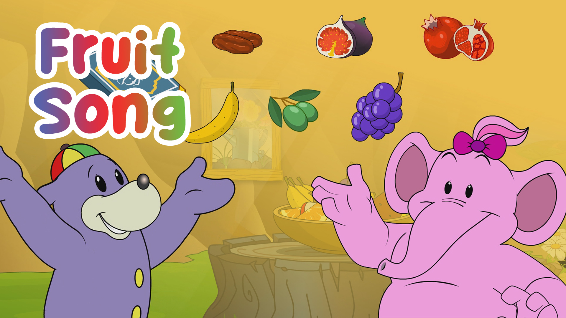 🍎 Zaky & Nadeen’s Fruit Song! 🍌 + More
