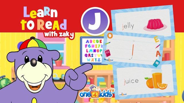 Learn to Read with Zaky - Letter J
