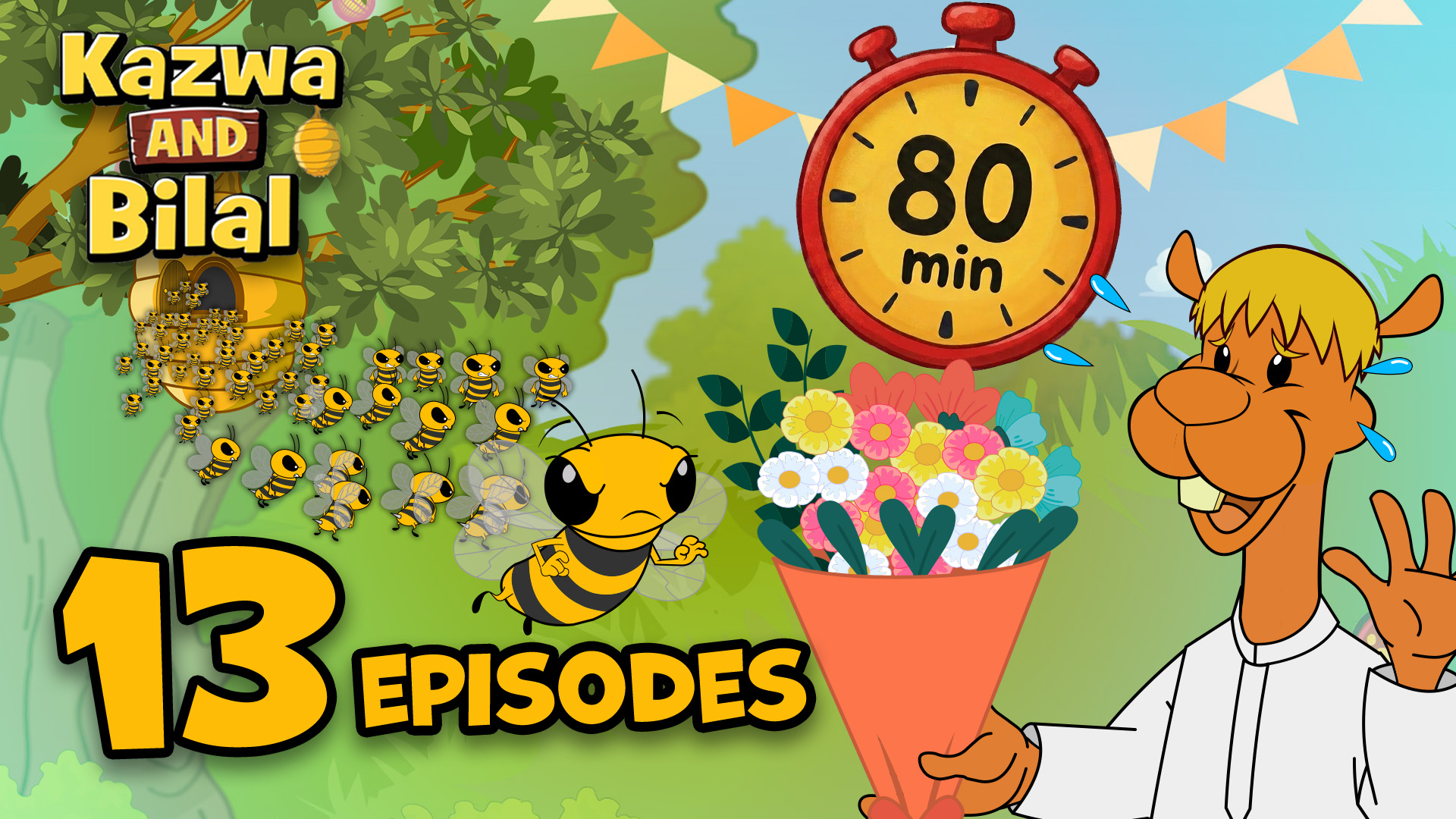 Kazwa & Bilal Full 80 Min Compilation! 🐪🐝 13 Episodes