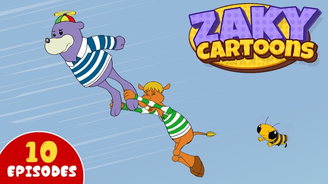 Zaky & Friends Cartoons Compilation | 10 Episodes | 55 Minutes