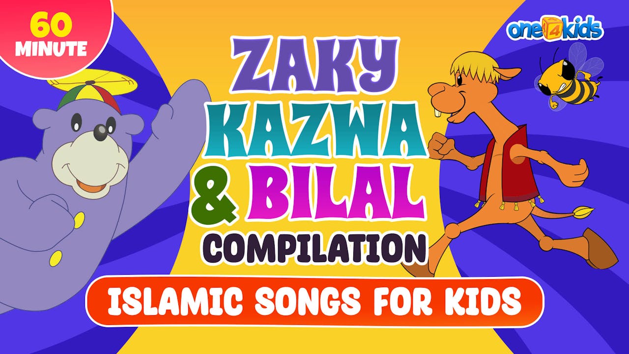 Zaky, Kazwa & Bilal Compilation | Islamic Songs For Kids | 60 Minutes ...