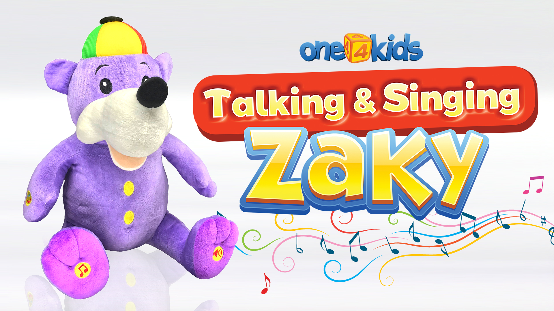 Zaky Talking & Singing Plush Toy