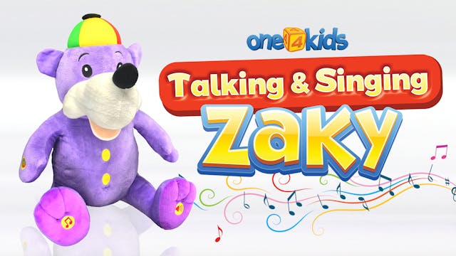 Zaky Talking & Singing Plush Toy