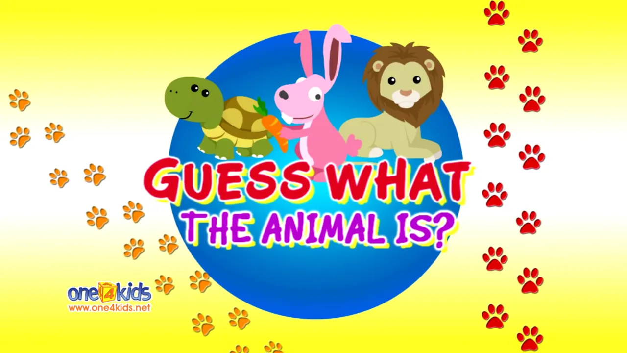 Guess What The Animal Is 3 Guessing Games One4Kids TV