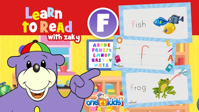 Learn to Read with Zaky - Letter F