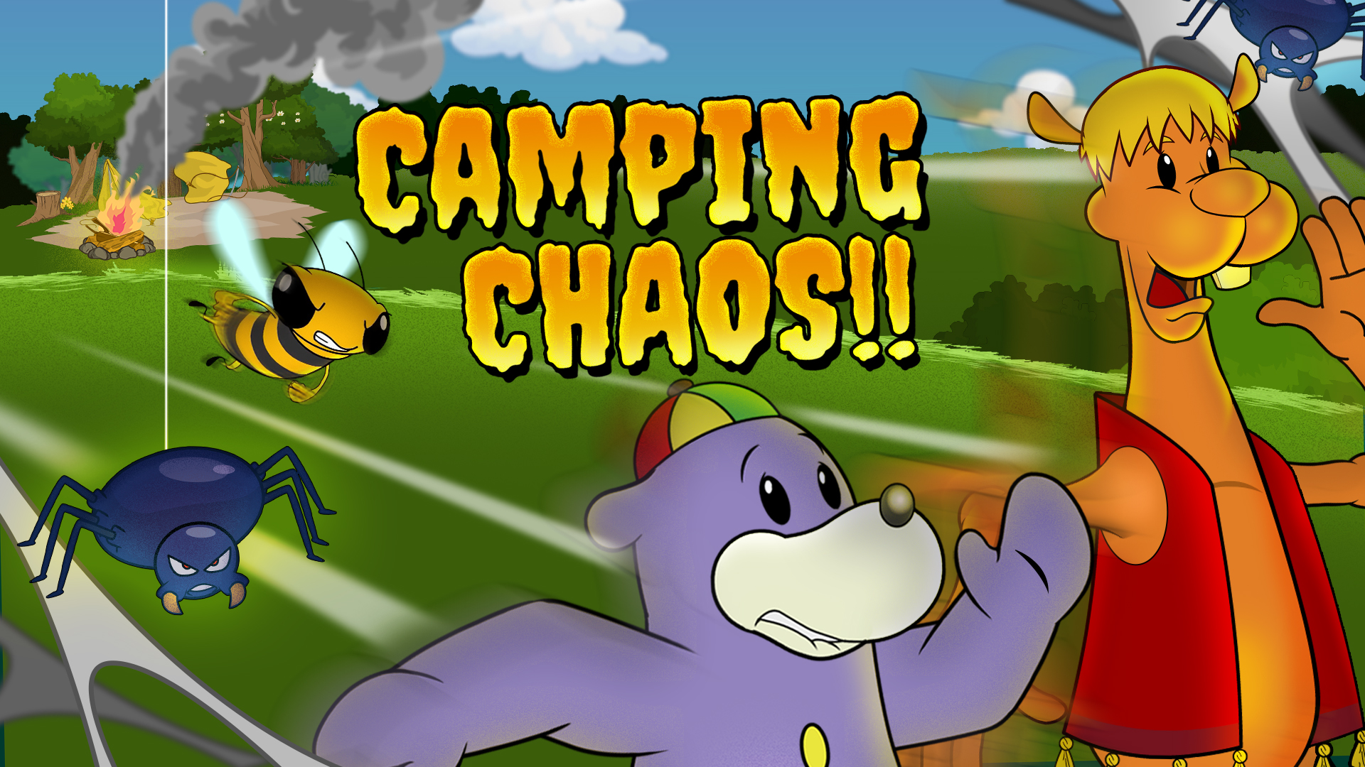 Camping Went WRONG! ⛺🐝 Kazwa & Bilal featuring Zaky | EP11