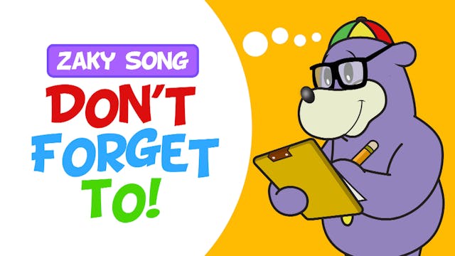 🎉NEW ZAKY SONG - DON'T FORGET TO! 🎶