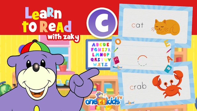 Learn to Read with Zaky - Letter C