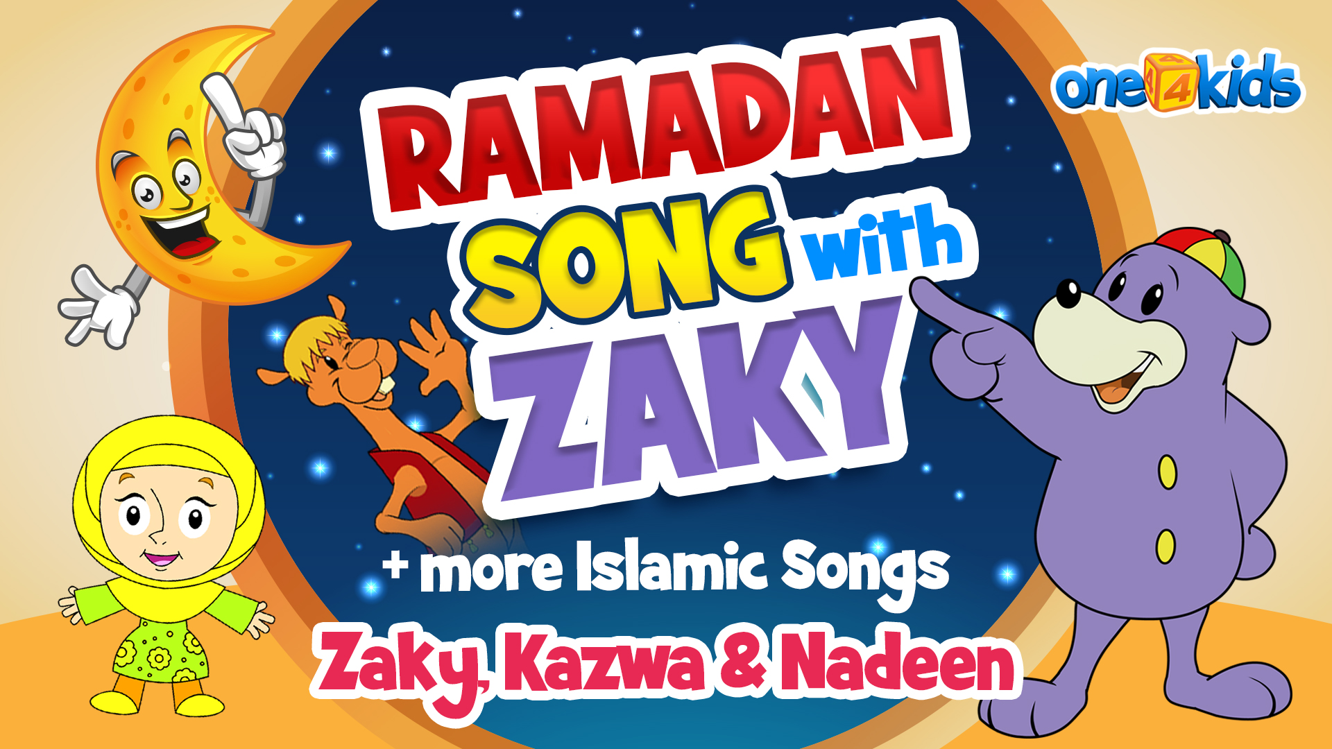 Ramadan Song with Zaky + more Islamic Songs - Zaky, Kazwa, Nadeen