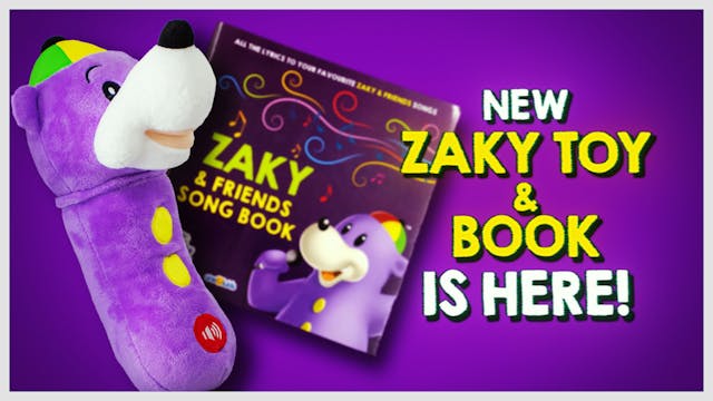 NEW SING ALONG WITH ZAKY TOY IS HERE!